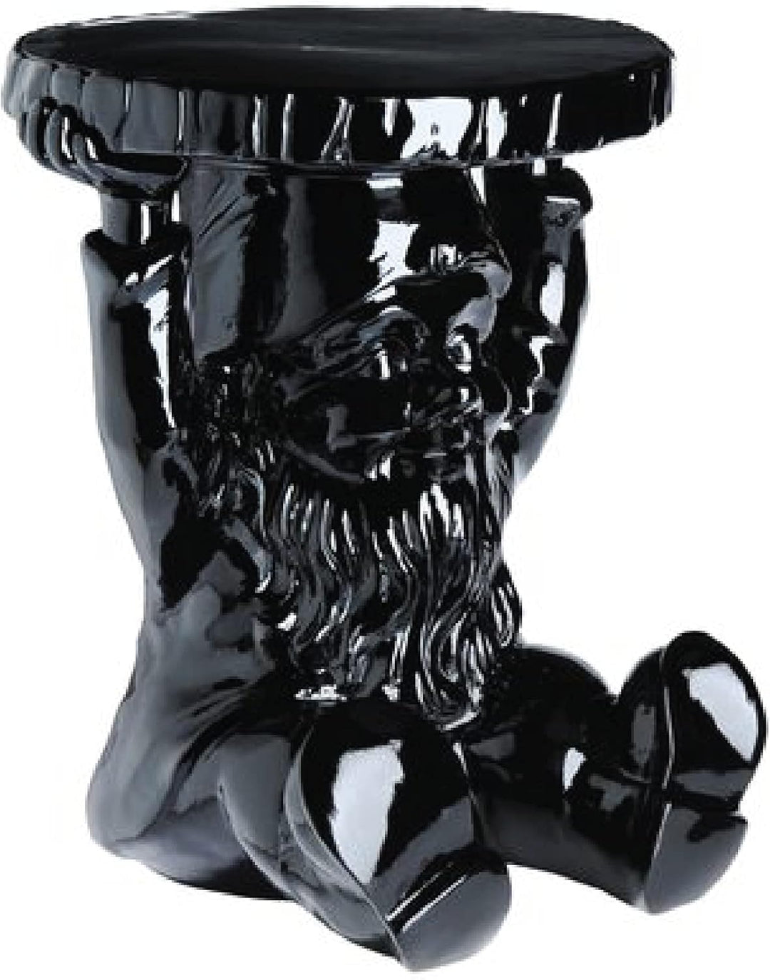 Kartell Attila Entryway Möbel, Plastik, schwarz, 40 x 44 x 40 cm