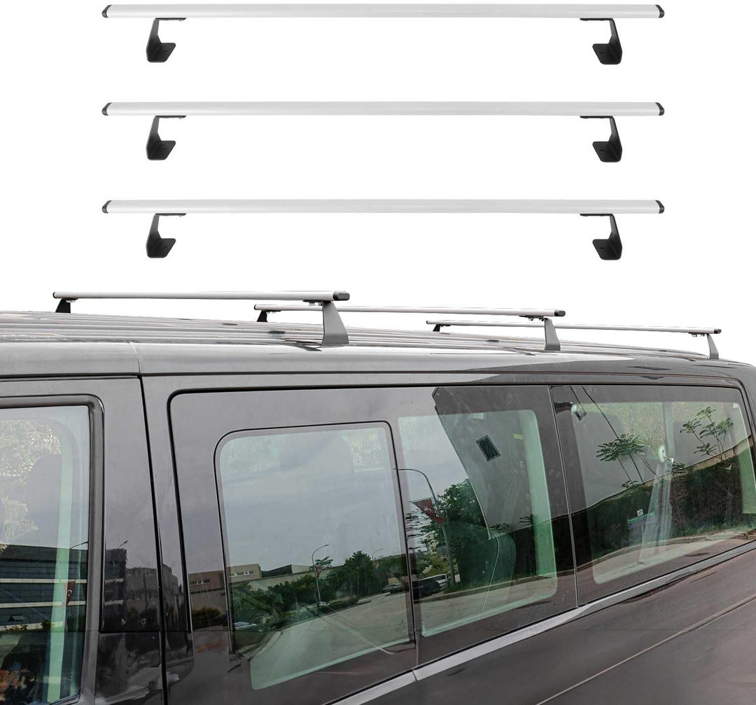 OMAC Heavy Duty Dachträger Querträger kompatibel mit Mercedes Vito W639 2003-2014 – 3 Stangen – Stah