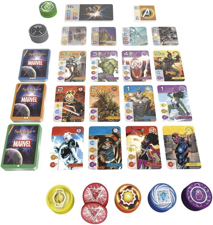 Unbox Now - Splendor Marvel - Brettspiel auf Spanisch