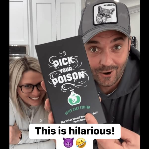Pick Your Poison - The What Would You Rather Do? Party Game [After Dark Edition]- English Language E