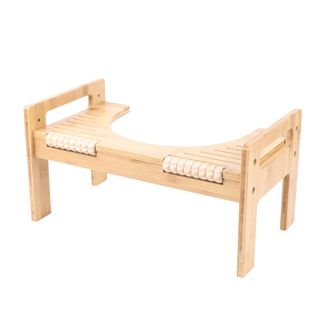 Toilettenhocker Holz Toilettenhocker Toilettenhilfe Fussstütze mit Einstellbarer Höhe Toilettenhocke