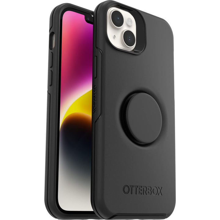 OtterBox Otter+Pop Hülle für iPhone 14 Plus, sturzsicher, schützende Hülle mit PopSockets PopGrip, 3