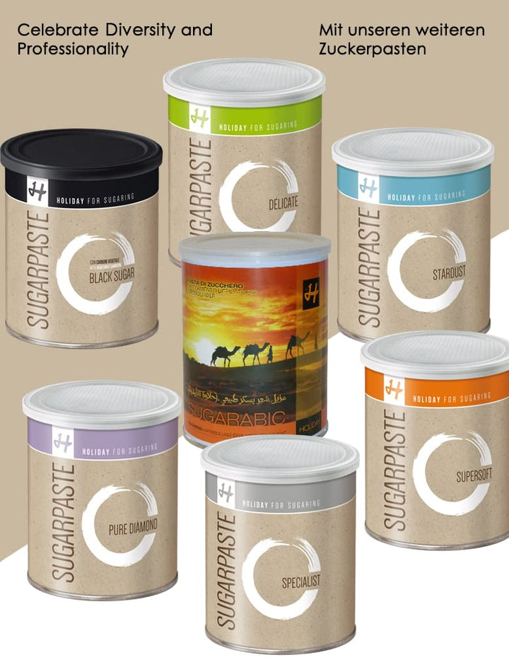 Zuckerpasten Delicate Soft Soft 2 x 1 kg Sugaring die effektive langfristige Haarentfernung ohne Vli