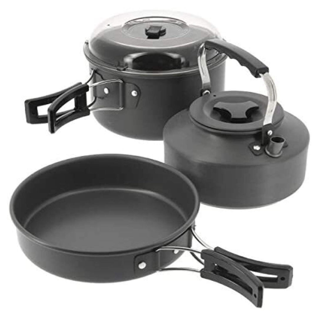 NGT Kettle, Pot und Pan Set 3pc Kochset, schwarz, M