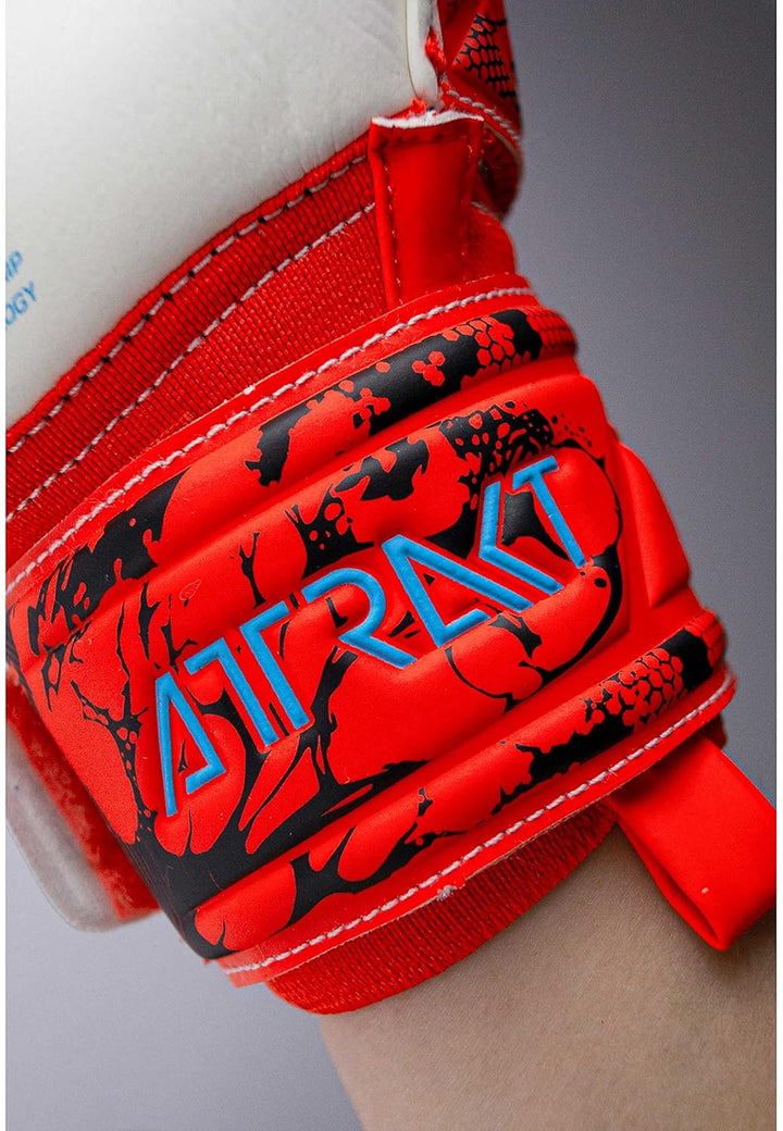 Reusch Herren Attrakt Grip Torwarthandschuhe 8 Bright Red / Future Blue, 8 Bright Red / Future Blue