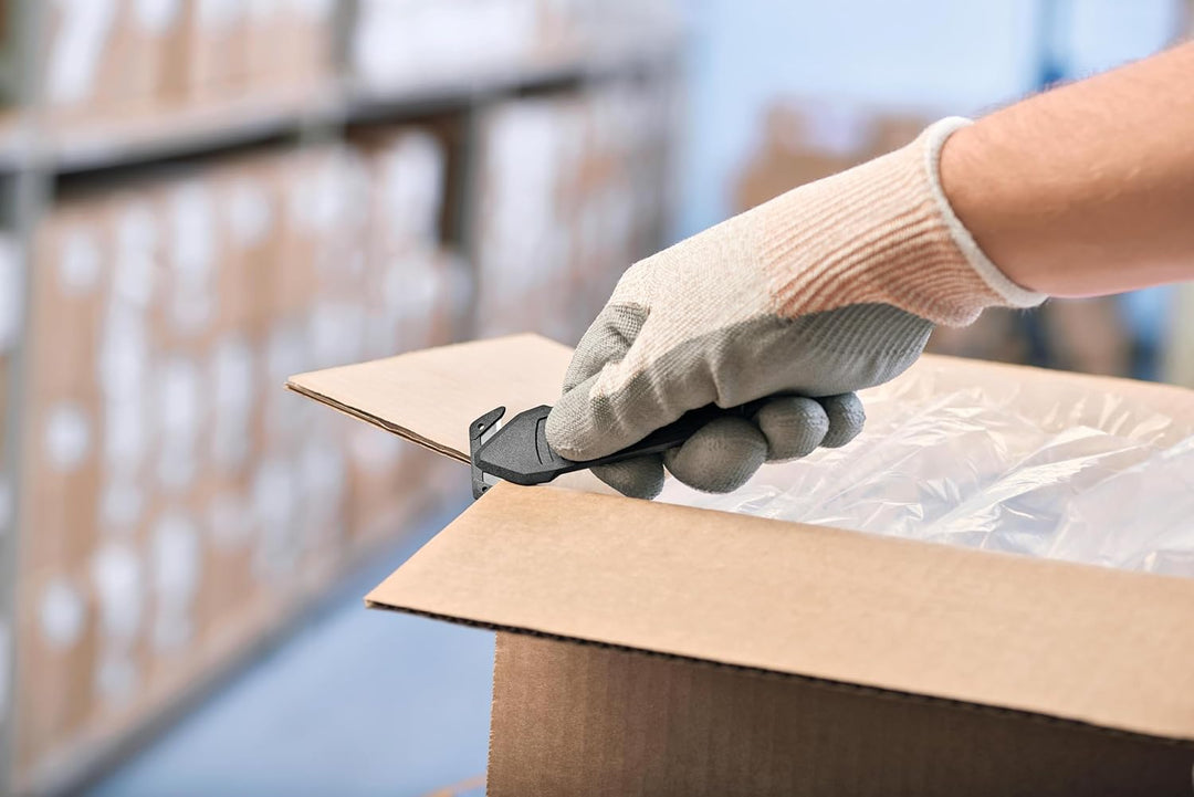 MARTOR 10 x Sicherheitsmesser, Verdeckte Klinge, SECUMAX 145, Profi Cuttermesser, Leicht, Kunststoff