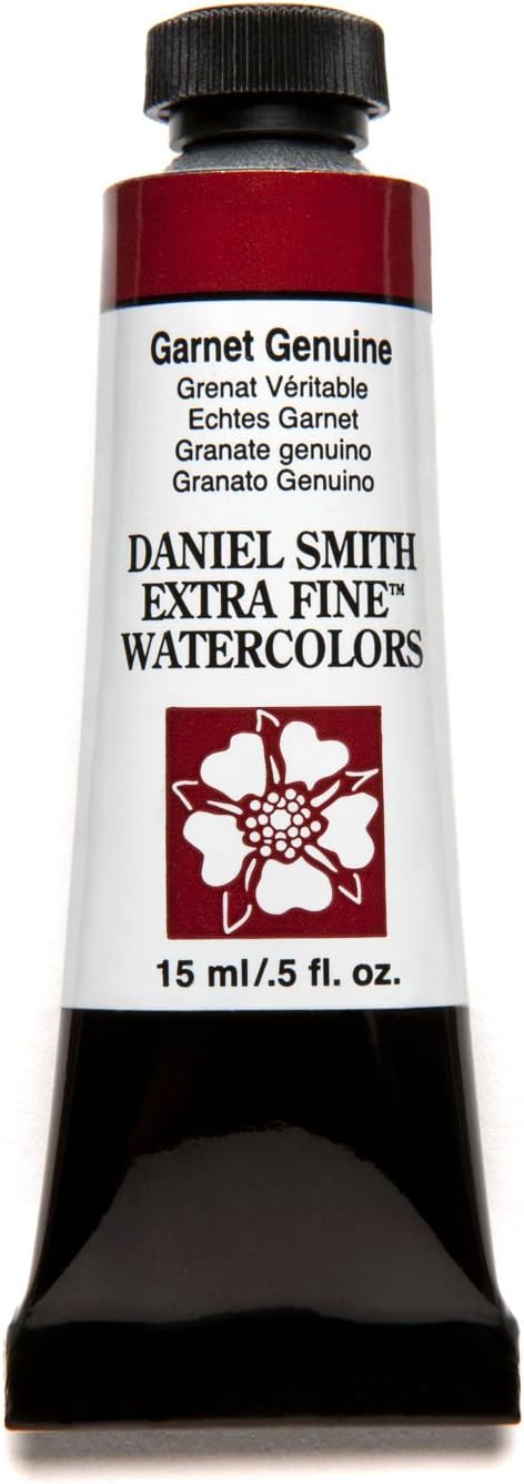 Daniel Smith Extra Fine Aquarellfarbe 15 ml Tube Garnet Genuine, Garnet Genuine