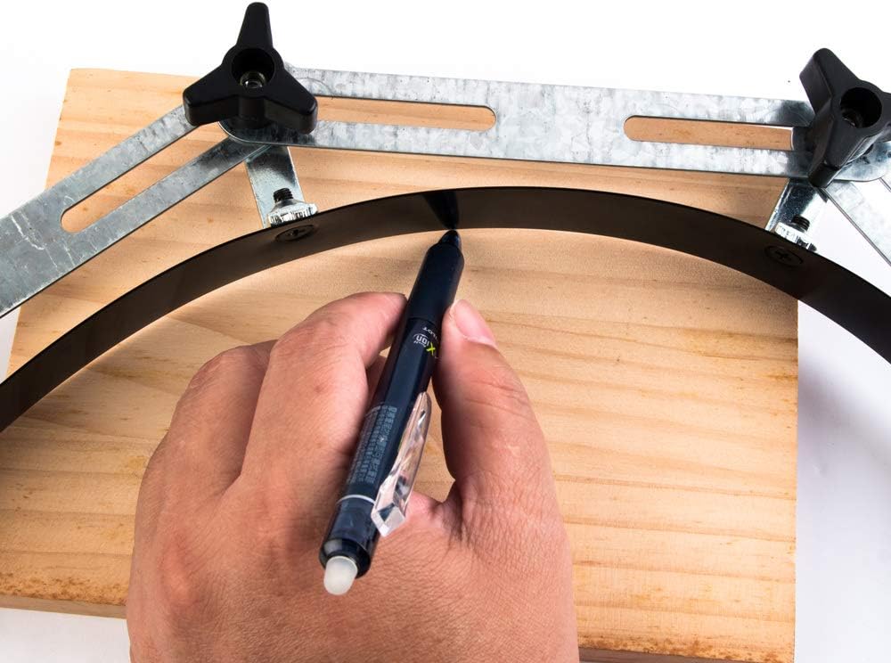 O'SKOOL Flexible Kurvenschablone für Holzbearbeitung, 940mm(37")