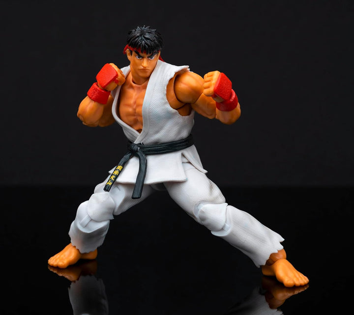 Jada Toys Street Fighter Figur RYU (15 cm) - bewegliche Sammel- und Actionfigur aus Street Fighter 2