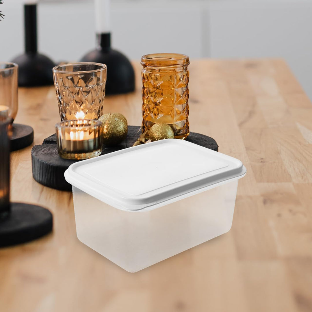 BESTYASH Gärbox Für 1 Kg Brotteig Mit Deckel Transparente Teigwanne Aus Bpa-Freiem Kunststoff 10.6"X