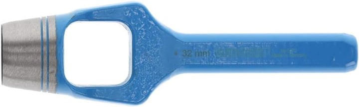 GEDORE Henkellocheisen für weiche Materialen, Ø 32 mm, Gummi Leder Dichtungen Stoff, rund, 190 mm la
