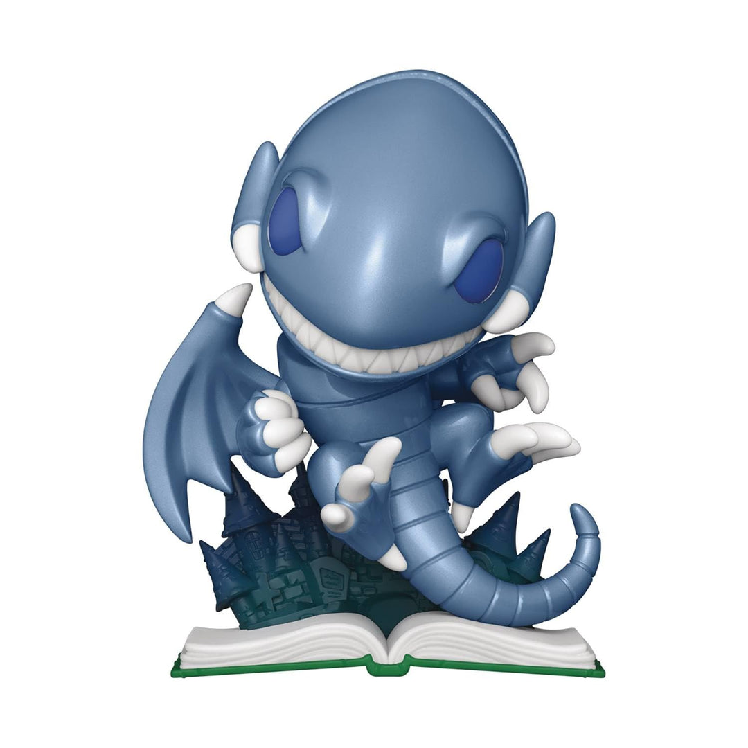 Funko Pop! Animation: Yu-Gi-Oh! - Blue Eyes White Dragon Eyes Toon Dragon - Vinyl-Sammelfigur - Gesc