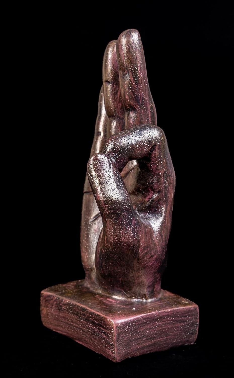 IDYL Moderne Skulptur Figur Resin Finger o.k. | bronzefb. | Masse: 9x6x16,5 cm | Material: Polyresin