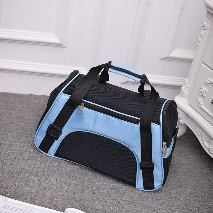 EHOTER Tragbare Haustiertasche Transportbox Katzentiertasche mit Schultergurten für Haustiere Katzen