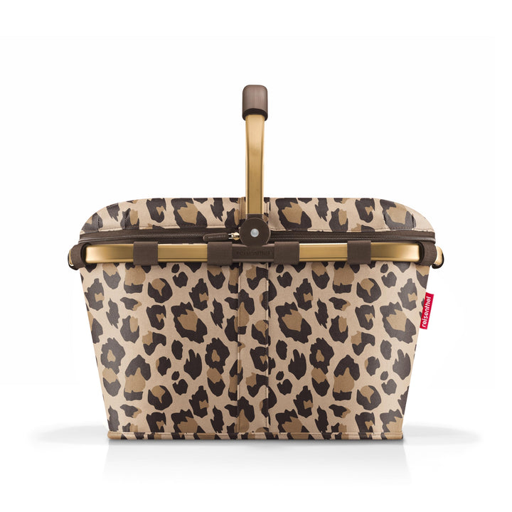 reisenthel carrybag iso Frame Leo Macchiato – Stabiler Einkaufskorb mit Kühlfunktion – Elegantes und