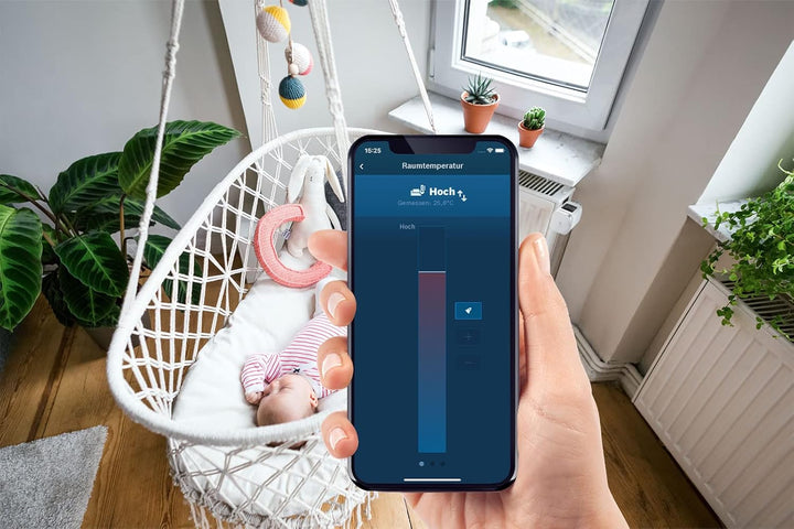 Bosch Smart Home Heizen und Komfort-Set, 3X Heizkörperthermostat II, 2X Tür-/Fensterkontakt II, 1x C