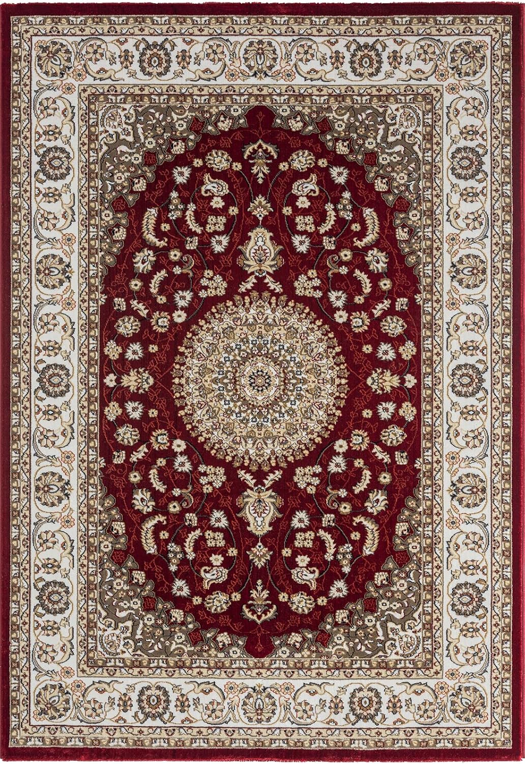 the carpet Elegant orientalischer Teppich Wohnzimmer, weicher & pflegeleichter Kurzflor Wohnzimmerte