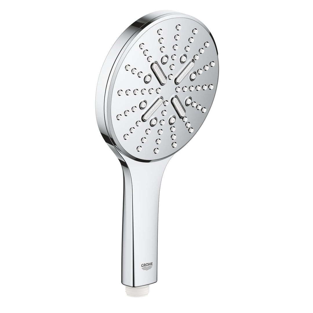 GROHE Rainshower 130 SmartActive | Handbrause 3 Strahlarten | Chrom | 26574000 Handbrause (Wasserspa