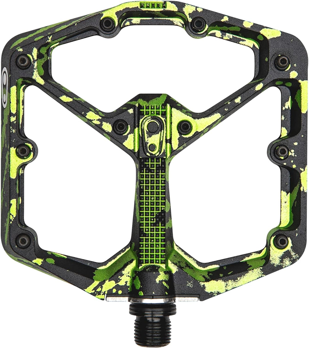 Crankbrothers Stamp 7 Platform Limited Edition Fahrrad Pedalen Large gr: 43-49 Limettengrüne Spritze