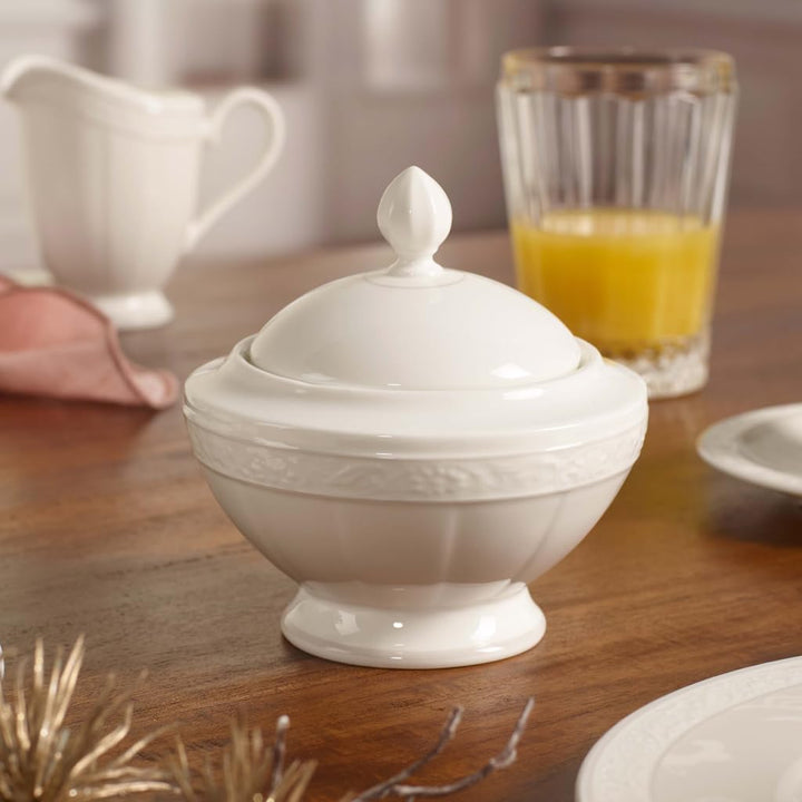 Villeroy & Boch 10-4392-0960 Gray Pearl Zuckerdose, Porzellan 1043920960, .