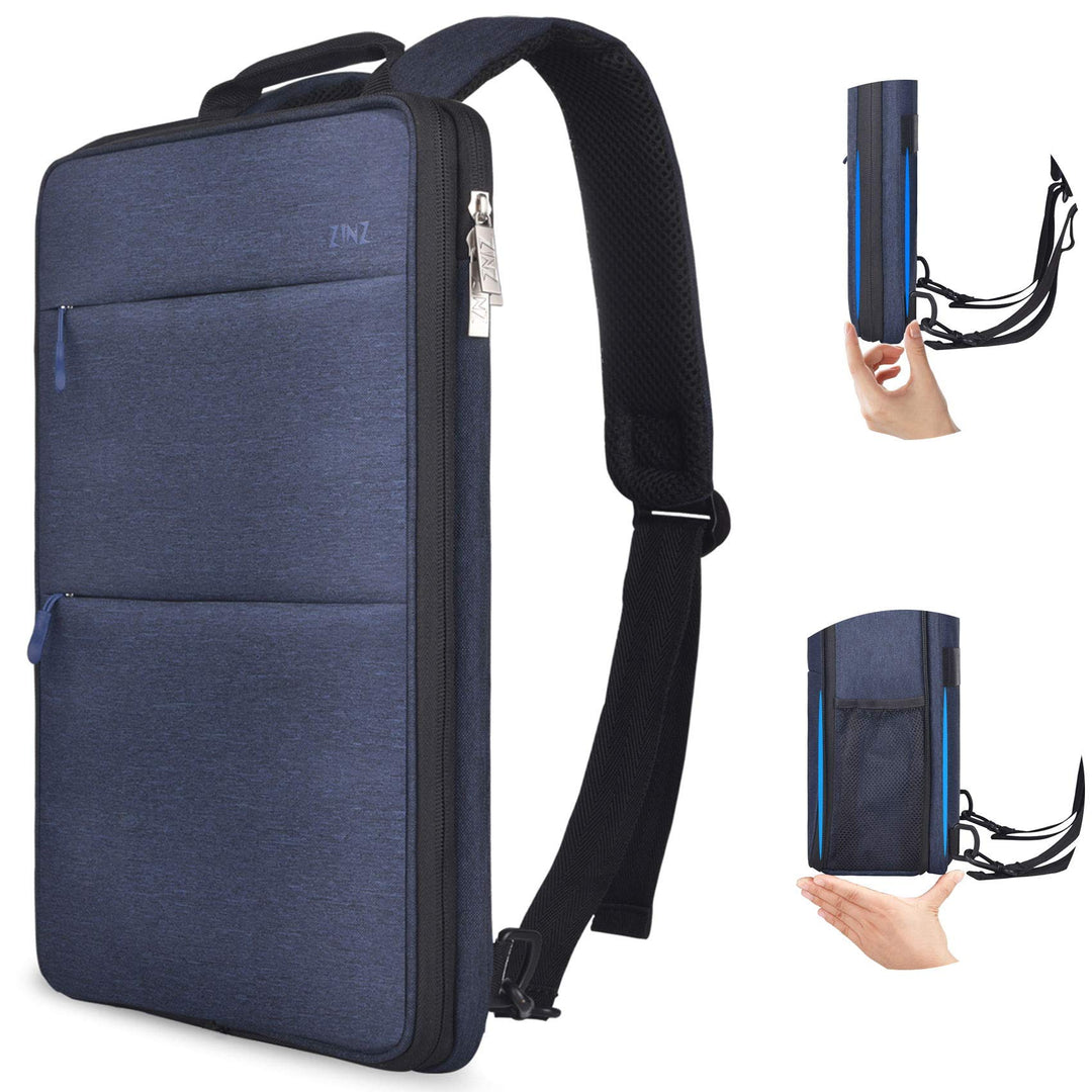 ZINZ 13 14 15 16 Zoll Schlank und Erweiterbar Laptop Rucksack Wasserdicht Notebook Tasche für Männer