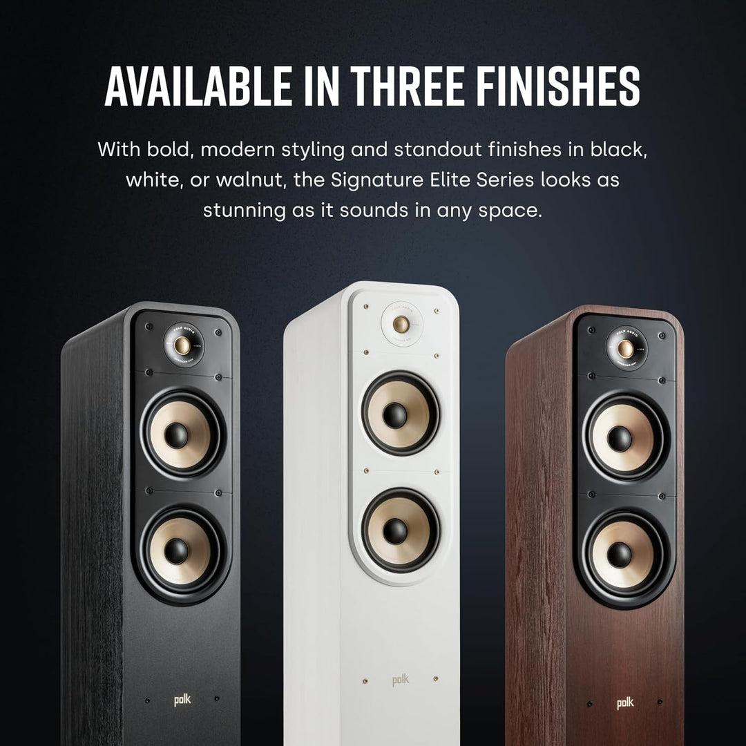 Polk Audio Signature Elite ES55 hochauflösender HiFi Standlautsprecher fürs Heimkino, Hi-Res zertifi