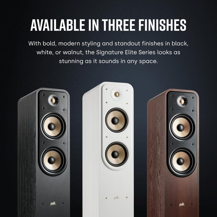 Polk Audio Signature Elite ES55 hochauflösender HiFi Standlautsprecher fürs Heimkino, Hi-Res zertifi