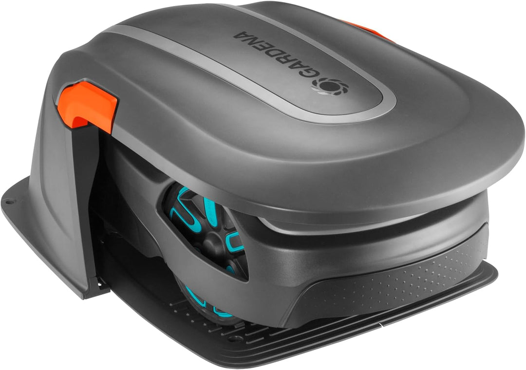 Gardena Garage für Mähroboter: Garage für Rasenmäher, optimaler Sonnen- und Regenschutz für Rasenrob