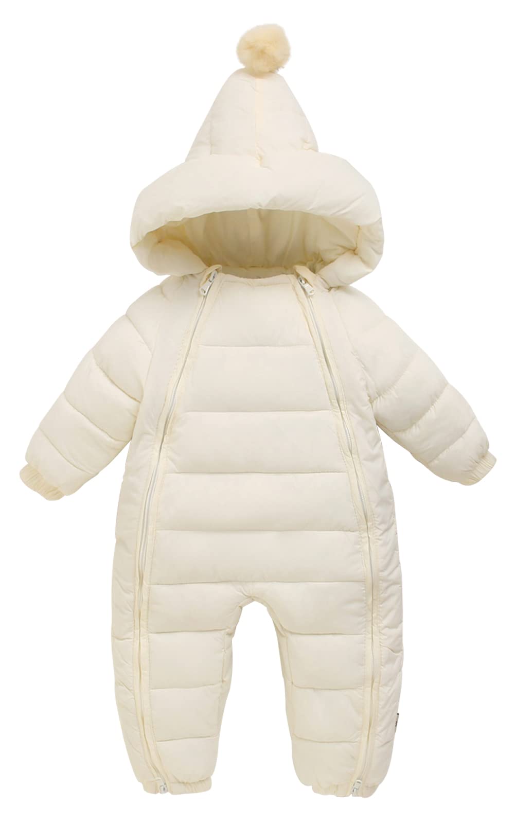 Maeau Schneeanzug Baby Mädchen Jungen Winteranzug Gefüttert Baby Overall Baumwolle Neugeborene 0-24