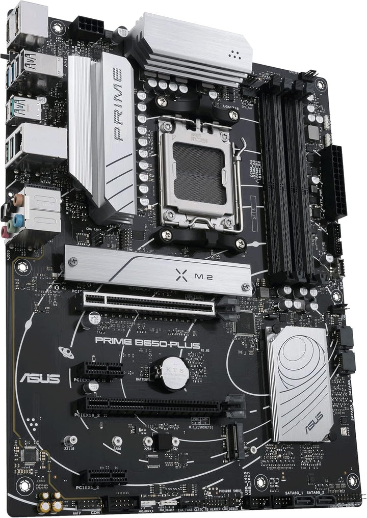 ASUS Prime B650-PLUS CSM Mainboard Sockel AMD AM5 (Ryzen 7000, ATX, DDR5 Speicher, PCIe 5.0 M.2, 2.5