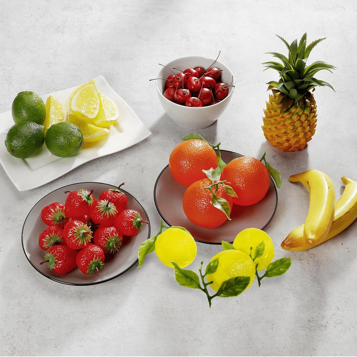 Deko-Bananen-Set 3-teilig Dummy Fake Lebensmittel Attrappen gelb 19 cm lang