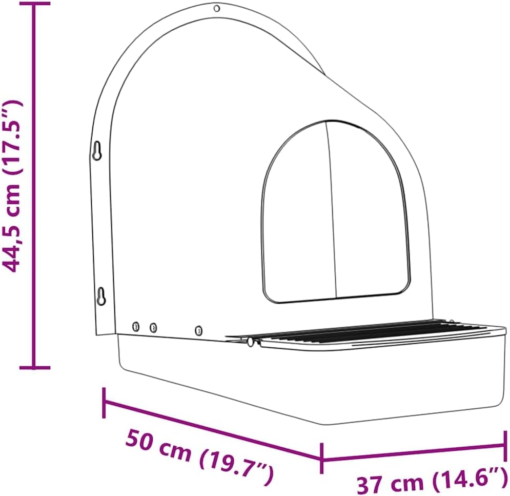 Hühnernistkästen 4 STK Dunkelgrün Kunststoff ABS 37x50x44,5 cm Wandmontiert mit Tablettdeckel und Mo