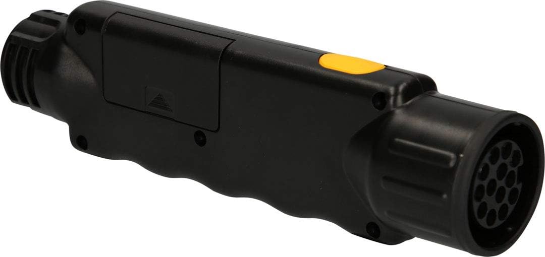 KS Tools 150.0933 12V Zugwagentester / Prüfgerät für Anhängersteckdosen 13-polig, Gelb, Schwarz