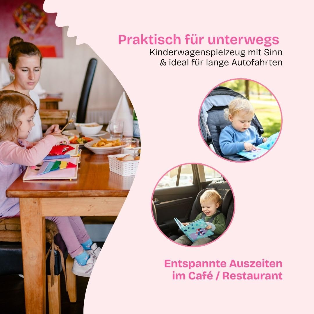 Jolly Designs – Magischer Fisch - 2 Seiten – Montessori Spielzeug ab 2 Jahren, Magischer Fisch
