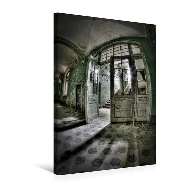 Premium Textil-Leinwand 50 x 75 cm Hoch-Format Lost Places Vergessene Orte | Wandbild, HD-Bild auf K