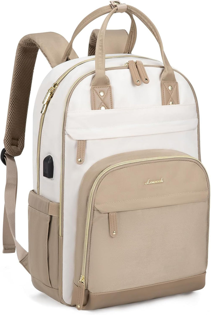LOVEVOOK Rucksack Damen Gross, Laptop Rucksack 17 Zoll mit Laptopfach, Shulrucksack Mädchen Teenager