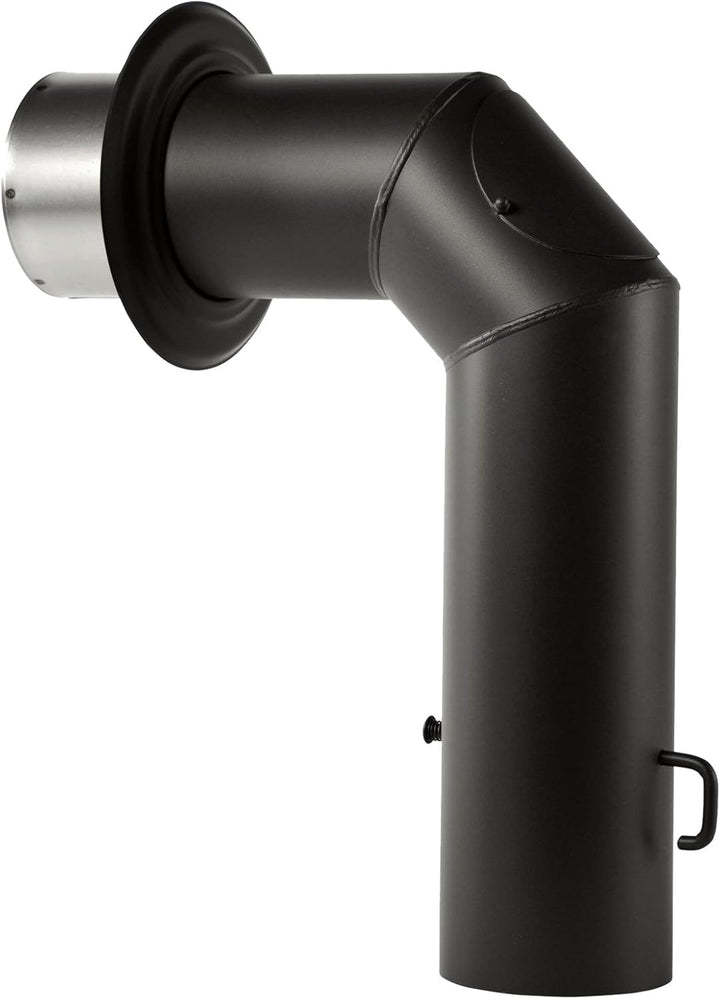 Bertrams 198110 Winkelbogenset 3-teilig, 2mm senotherm UHT-Hydro lackiert schwarz, durchmesser 120mm