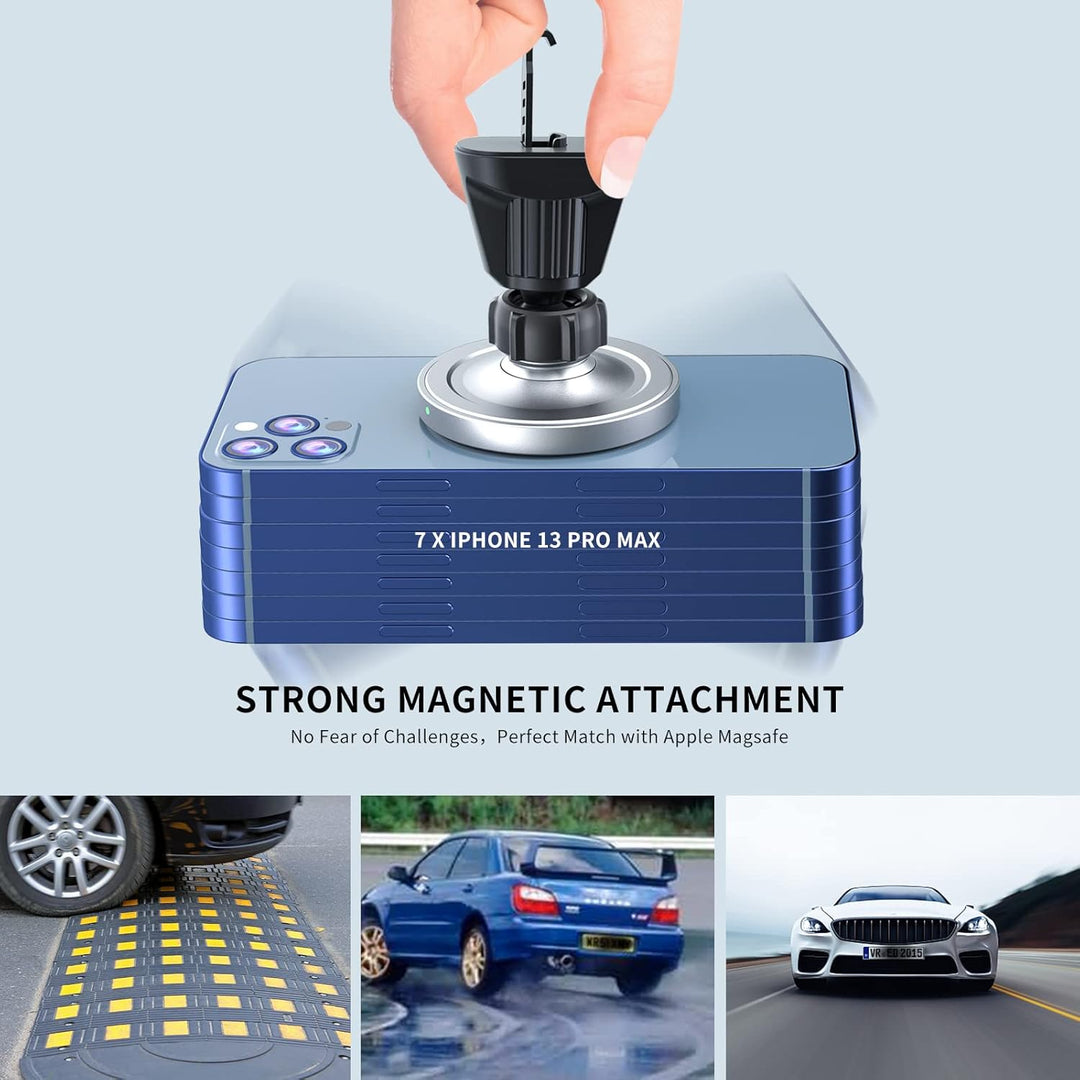 Autolüftungshalterung für magnetische Telefone, 2-in-1-Universalhalterung für das Armaturenbrett, Me