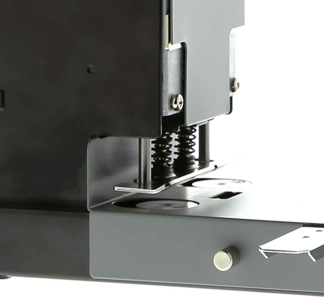 Rapesco PF2160A1 2160 2-fach-Metallkraftlocher, 300 Blatt Stanzkapazität, Schwarz Einzelbett, Einzel