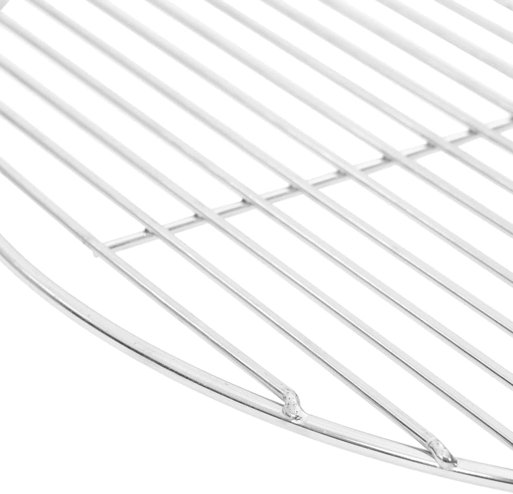 vidaXL Grillrost, Grillgitter Rostbeständig, Ersatzrost für Weber-Grill Holzkohlegrill Kugelgrill, H