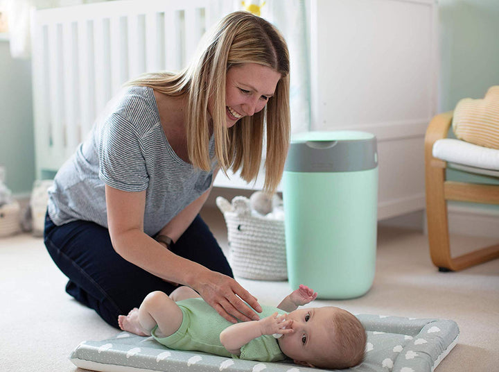 Tommee Tippee Windeleimer Twist & Click Sangenic Tec, Geruchsdichtes Windelentsorgungssystem, Inklus
