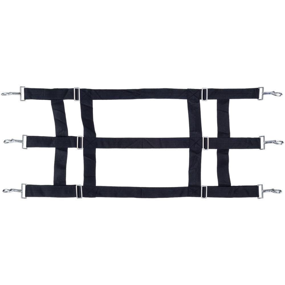 Tough 1 Nylon-Stallschutz Schwarz, Schwarz