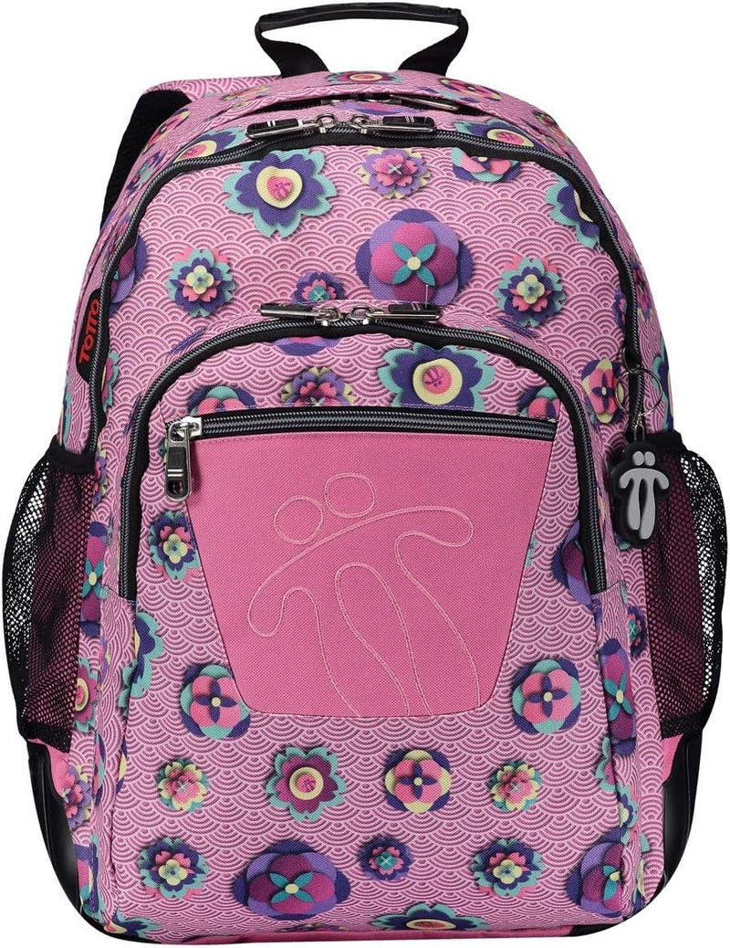 TOTTO Mochila Crayoles Rucksack 40 Centimeters 25 Mehrfarbig (Multicolor)