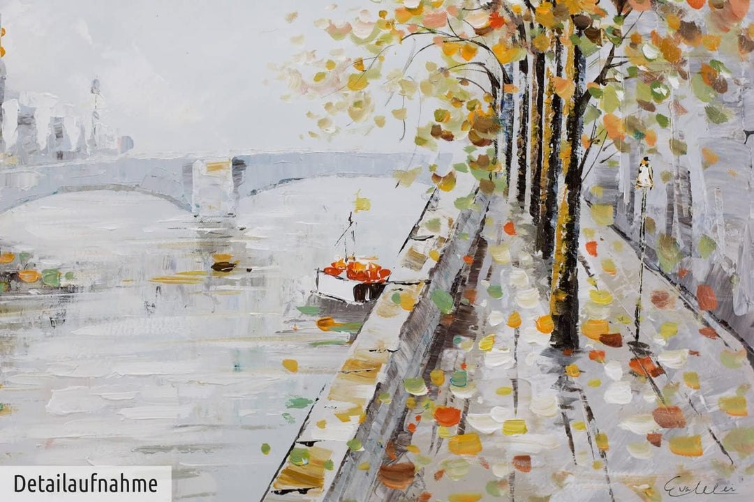 KunstLoft Leinwandbild | 100% HANDGEMALT | 100x75cm | Gemälde &