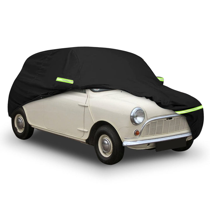 Autoabdeckung Vollgarage Ersatz für Austin Mini Saloon 1959-2000, 300D Allwetter Reflektierende Auto