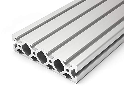 Aluminiumprofil 40x160S I-Typ Nut 8 (schwer), silber eloxiert. Aluminium Profil 40x160 Alu Profil 40