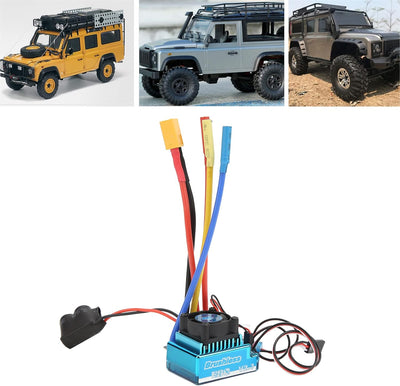 120A Fernbedienung Brushless ESC, Externer Programmieranschluss, 120A ESC, 9 Gang Beschleunigungsein