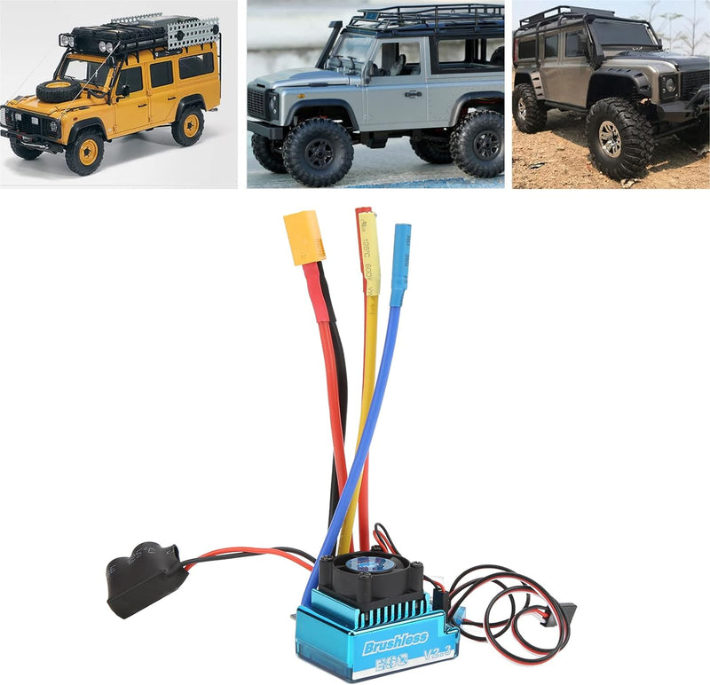 120A Fernbedienung Brushless ESC, Externer Programmieranschluss, 120A ESC, 9 Gang Beschleunigungsein