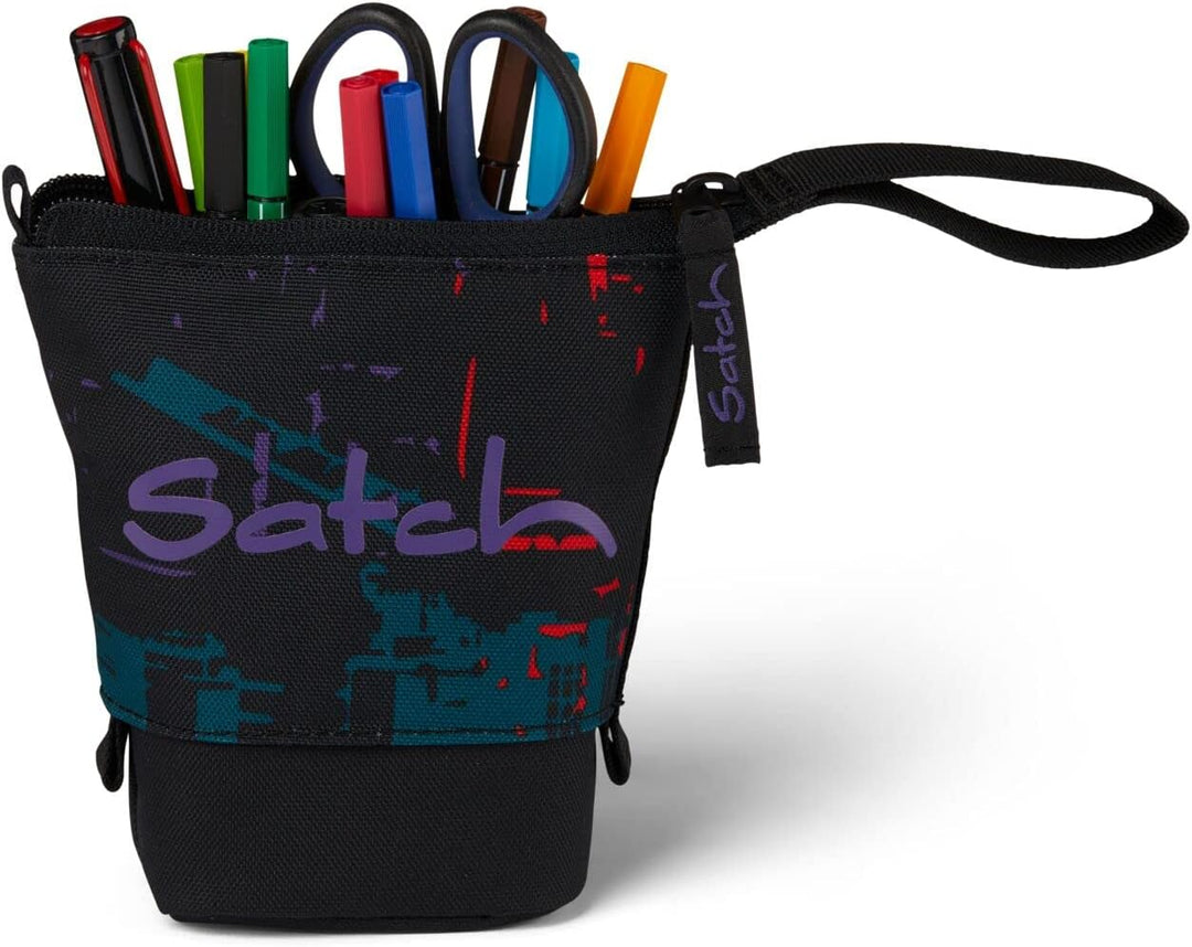 Satch Pack Pencil Slider Light Edition Schulrucksack Set 3tlg. mit Sportbeutel (Night Vision), Night