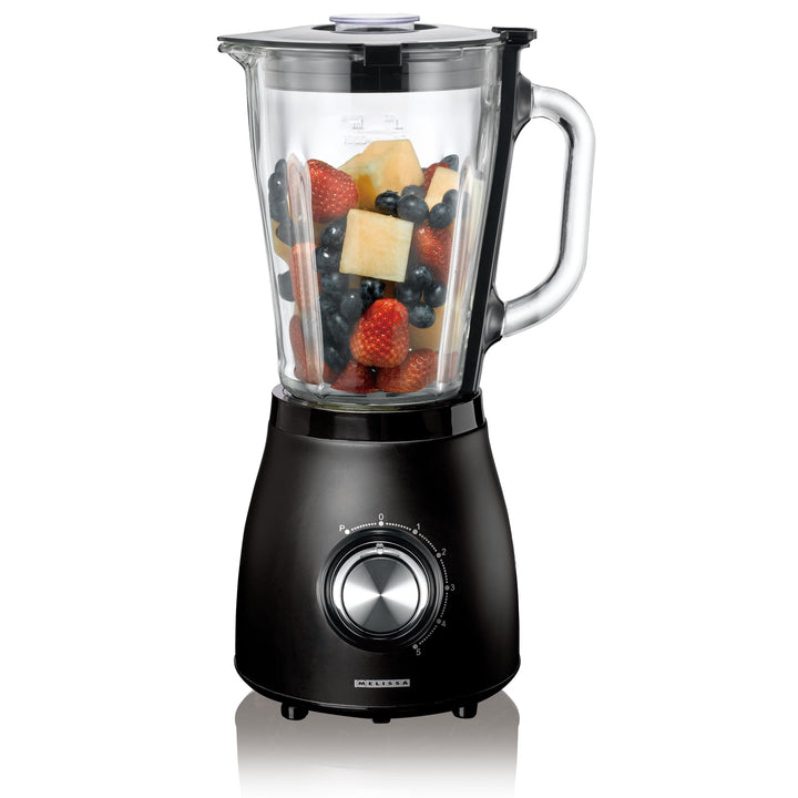 Melissa 16180113 Standmixer - Blender mit 5 Geschwindigkeiten - 1,5 Liter Volumen - 500 Watt Leistun